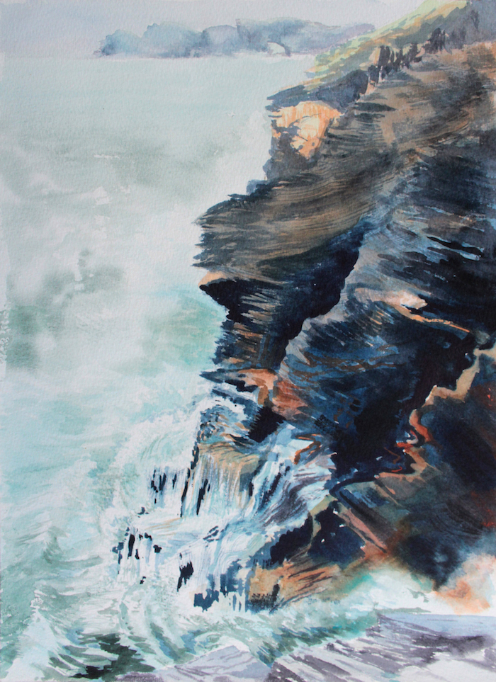 Stormy Sea Boscastle - Harriet Halstead